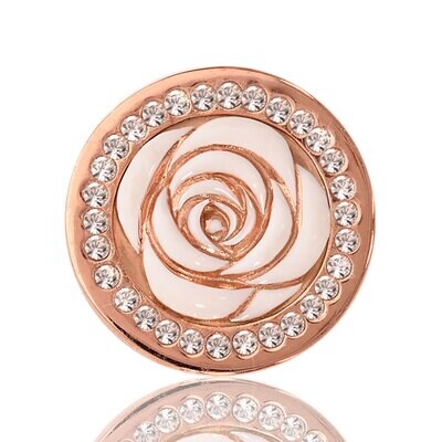 Nikki Lissoni Vintage Rose Rose Gold Plated 23mm Coin C1015RGS, MPN: C1015RGS, 8718627460467