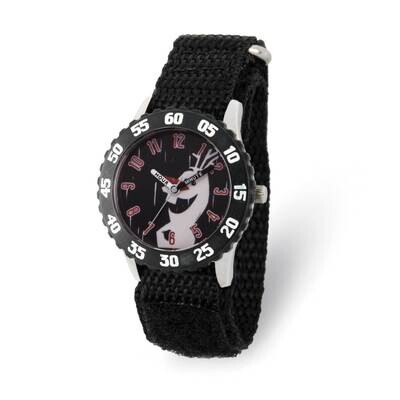 Disney Frozen II Olaf Time Teacher Black Nylon Band Kids Watch XWA6274, MPN: XWA6274, 842885114096