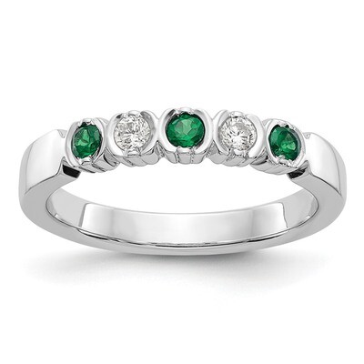 Yellow Gold Diamond with Emerald Band 14k Gold RM3395B-EM-010-WAA, MPN: RM3395B-EM-010-WAA, RM3395B…