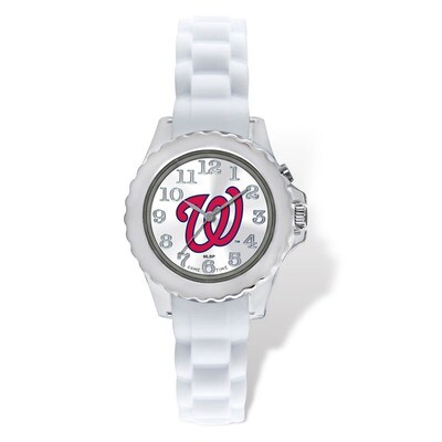 Washington Nationals Flash White Watch Strap Youth XWM2348, MPN: XWM2348, 846043153934