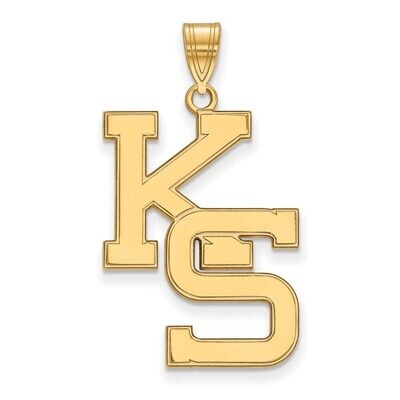 Kansas State University x-Large Pendant Gold-plated Silver GP047KSU, MPN: GP047KSU, 886774945811