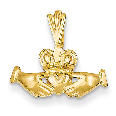 Claddagh Charm 14k Gold CH107, MPN: CH107, 883957861692