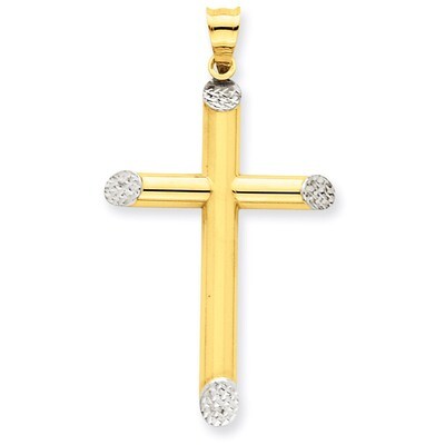 3-D Hollow Cross Pendant 14k Gold K3622, MPN: K3622, 886774100760