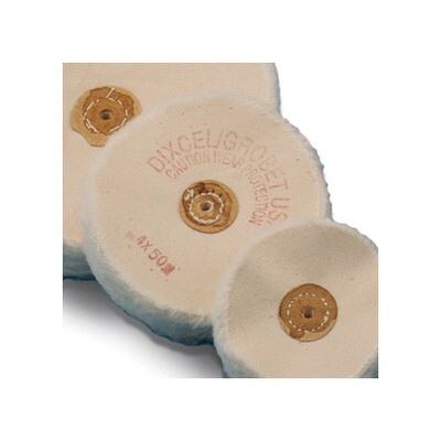 5 X 50 Ply Muslin Buff Finex with Leather Center JT1214, MPN: JT1214,