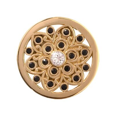 Nikki Lissoni Ancient Flower Gold Plated 23mm Coin C1091GS, MPN: C1091GS, 8718627462287
