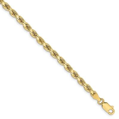 3.75mm Diamond-Cut Rope Chain 7 Inch 10k Gold 10K027-7, MPN: 10K027-7, 191101567506
