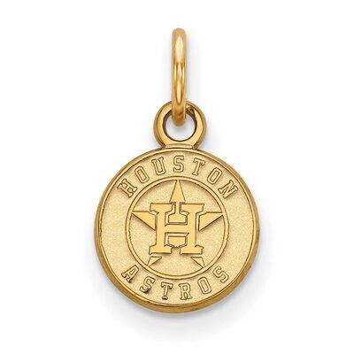 Houston Astros x-Small Pendant Gold-plated Silver GP001AST, MPN: GP001AST, 886774889184