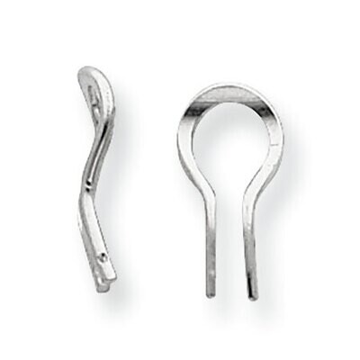 .60 x .31 inch Omega Wire Earring Component Sterling Silver SS3217, MPN: SS3217,