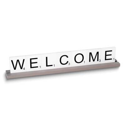Welcome Scrabble letter tile wooden sign GM24198, MPN: GM24198, 797140241126