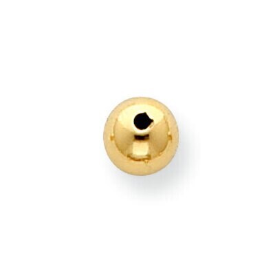 Lightweight Small Hole 7mm Bead 14k Yellow Gold YG2241, MPN: YG2241,