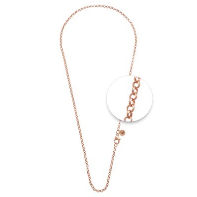 Nikki Lissoni Rose Gold-Plated 2X2mm X 45cm 18in For Charms Not Compatible with Pendants N1014RG45,…
