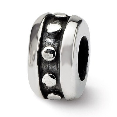 Stopper Spacer Bead - Sterling Silver QRS1401, MPN: QRS1401, 883957304403