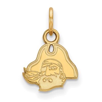 East Carolina University x-Small Pendant 14k Yellow Gold 4Y039ECU, MPN: 4Y039ECU, 886774880426