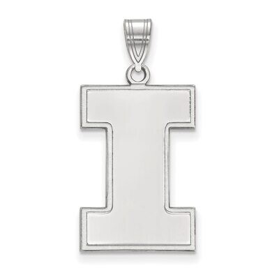 University of Illinois x-Large Pendant 10k White Gold 1W005UIL, MPN: 1W005UIL, 886774773988