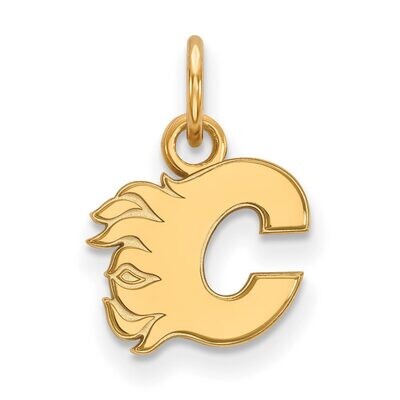 Calgary Flames x-Small Pendant Gold-plated Silver GP001FLA, MPN: GP001FLA, 886774889719