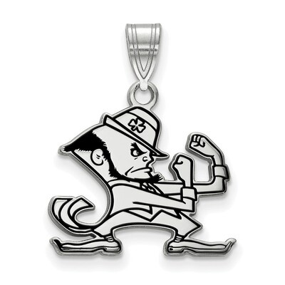 University of Notre Dame Medium Enamel Pendant Sterling Silver SS059UND, MPN: SS059UND, 191101121883