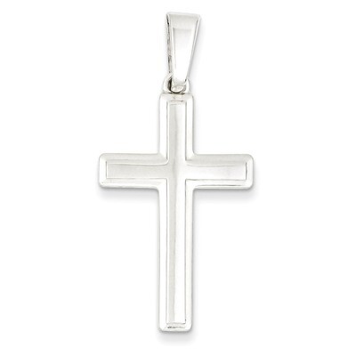 Cross Pendant Sterling Silver Polished QC7223, MPN: QC7223, 883957557212