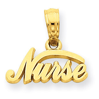 Nurse Pendant 14k Gold C2963, MPN: C2963, 637218038503