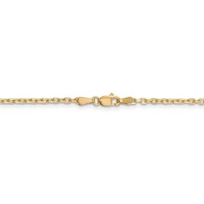 30 Inch 2.2mm Diamond-cut Cable Chain 14k Yellow Gold PEN205-30, MPN: PEN205-30, 886774585659
