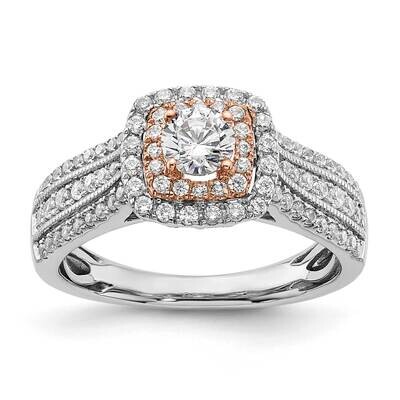 Si1/Si2, G H I, Engagement Ring 14k Gold Lab Grown Diamond RM5741E-033-CWRLG, MPN: RM5741E-033-CWRL…