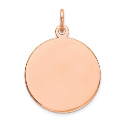 Round Disc Charm 14k Rose Gold XRM538/13, MPN: XRM538/13,
