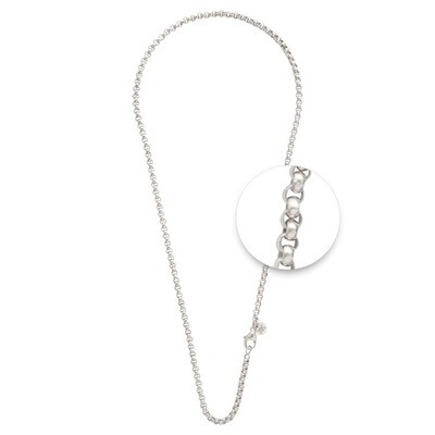 Nikki Lissoni Silver-Plated 3mm X 90cm 36in Chain N01S90, MPN: N01S90, 8718627463222
