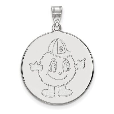 Syracuse University x-Large Disc Pendant Sterling Silver SS046SYU, MPN: SS046SYU, 886774699127