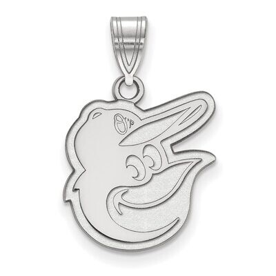 Baltimore Orioles Medium Pendant 14k White Gold 4W013ORI, MPN: 4W013ORI, 886774839790