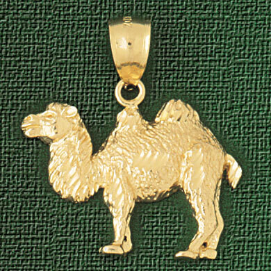 Dazzlers Jewelry Camel Pendant Necklace Charm Bracelet in Yellow, White or Rose Gold 2663, MPN: DZ-…