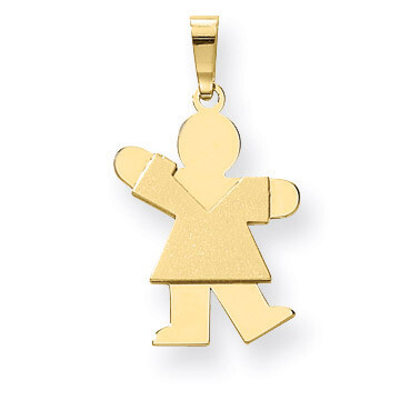Girl Charm 14k Gold XK212, MPN: XK212, 883957485164
