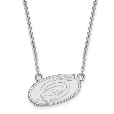 Carolina Hurricanes Small Pendant with Chain Necklace 14k White Gold 4W007HUR-18, MPN: 4W007HUR-18,…