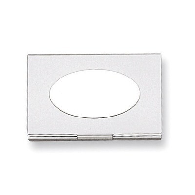 Nickel-plated Plain Business Card Case GL8014, MPN: GL8014, 788089044435