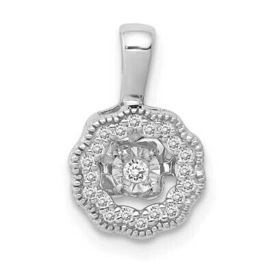 1/10Ct. Vibrant Diamond Pendant 14k White Gold PM4759-010-WA, MPN: PM4759-010-WA, 883957299181