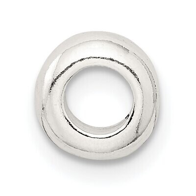 4 x 7.4mm Polished Fancy Bead Sterling Silver SS4144, MPN: SS4144,