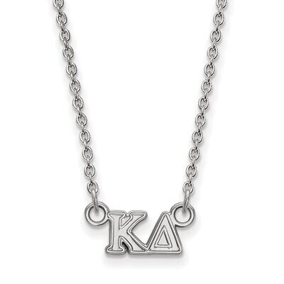 Kappa Delta Extra Small Pendant with 18 Inch Chain Sterling Silver SS006KD-18, MPN: SS006KD-18, 886…