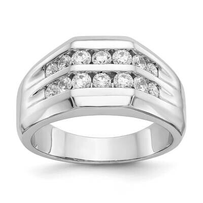 Diamond Vs/Si, D E F, Polished Men&#39;s Band 14k White Gold True Origin Lab Grown RM3542-104-WLD, MPN:…