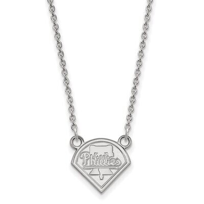 Philadelphia Phillies Small Pendant with Necklace Sterling Silver SS006PHI-18, MPN: SS006PHI-18, 88…
