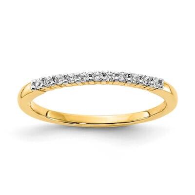 10k Gold CZ Wedding Band RDS2269W/CZ-0YCZ