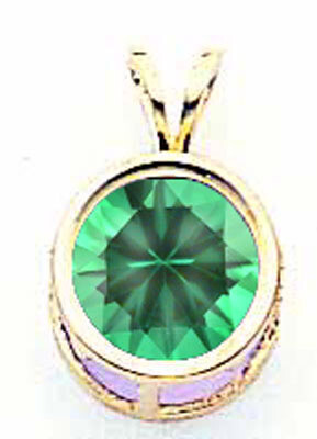 8mm Mount Saint Helens Bezel Pendant 14k Gold XP303MS, MPN: XP303MS, 883957238012