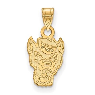 North Carolina State University Small Pendant Gold-plated Silver GP044NCS, MPN: GP044NCS, 886774943…