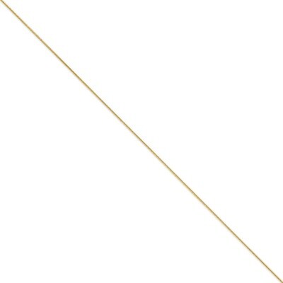 0.90mm Round Snake Chain 18 Inch 14k Gold SNA080-18, MPN: SNA080-18, 883957080116