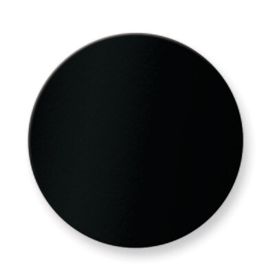 1 1/2 x 1 1/2 Round Black Anodized Aluminum Plates-Sets of 6  GM3725-BA, MPN: GM3725-BA,