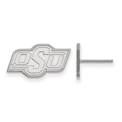 Oklahoma State University x-Small Post Earring 10k White Gold 1W007OKS, MPN: 1W007OKS, 886774775500