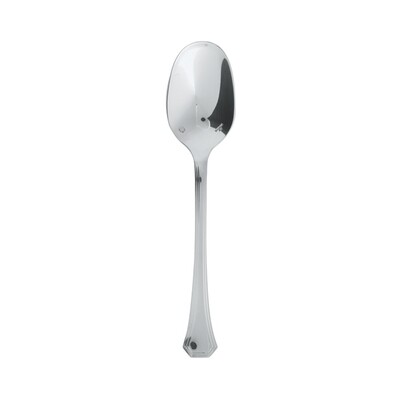Sambonet deco dessert spoon 7 1/8 inch - silverplated on 18/10 stainless steel, MPN: 52703-25, 7909…