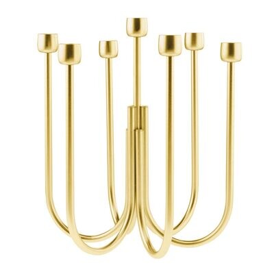 Sambonet Kyma Pvd Candelabra 7 Candles Kyma Gold 55226G07, MPN: 55226G07,