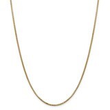 20 Inch 1.75mm Hollow Round Box Chain 14k Gold BC141-20, MPN: BC141-20, 886774540030