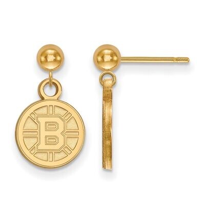Boston Bruins Earring Dangle Ball Gold-plated Silver GP010BRI, MPN: GP010BRI, 886774910611