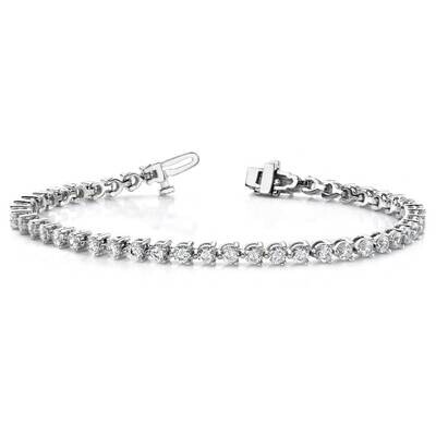 Vs/Si, D E F, Diamond Tennis Bracelet 14k White Gold True Origin Lab Grown X2837WLD, MPN: X2837WLD,…