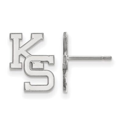 Kansas State University Small Post Earring 14k White Gold 4W051KSU, MPN: 4W051KSU, 886774850733