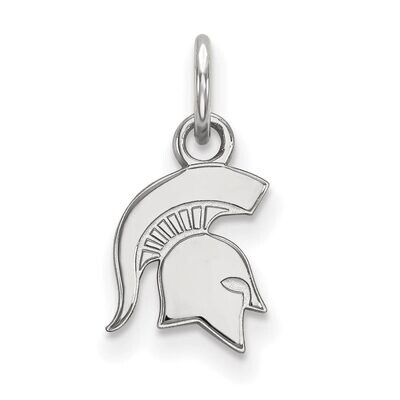 Michigan State University x-Small Pendant 14k White Gold 4W043MIS, MPN: 4W043MIS, 886774848389